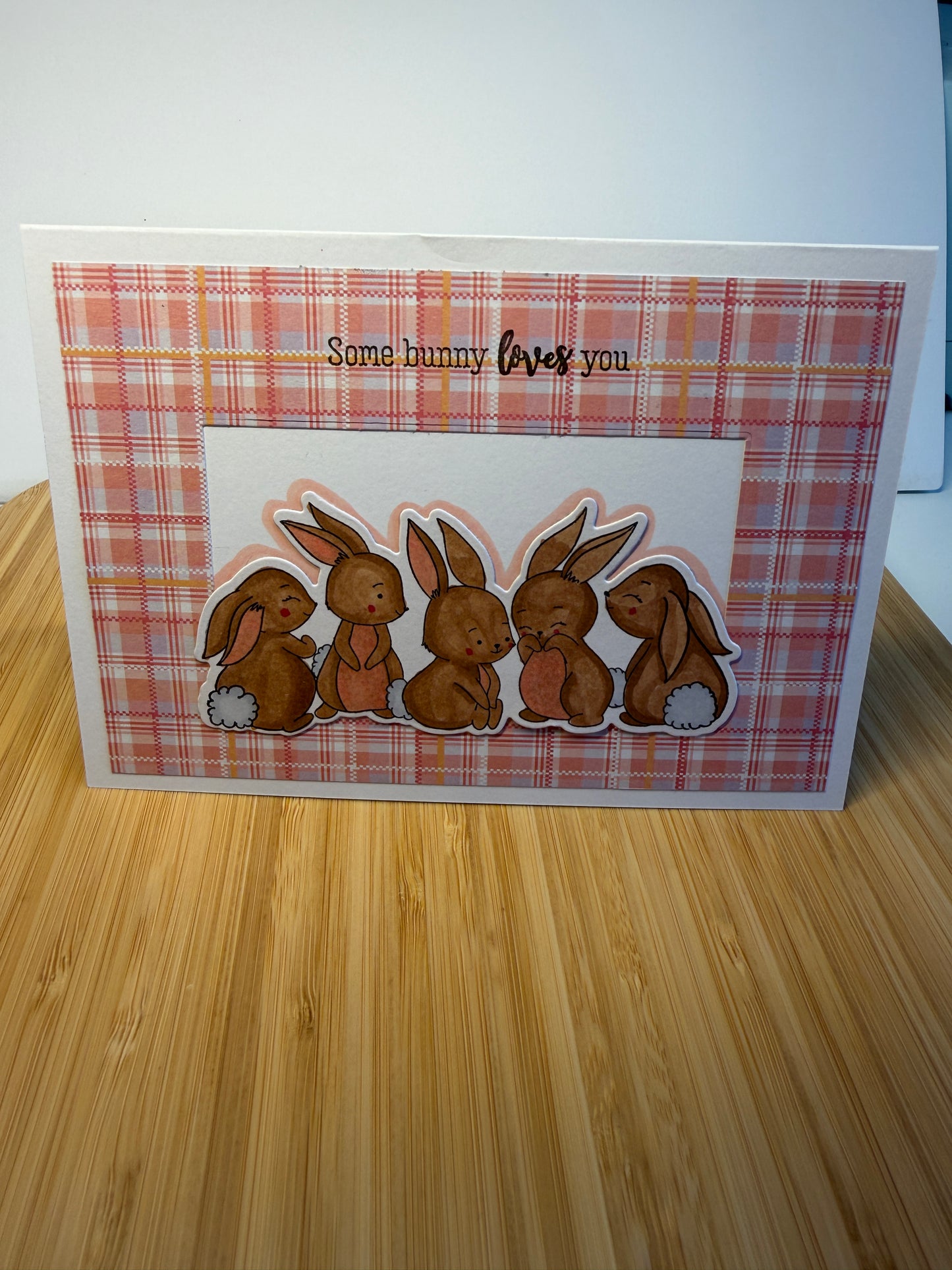 Some bunny loves you - Handmade Card