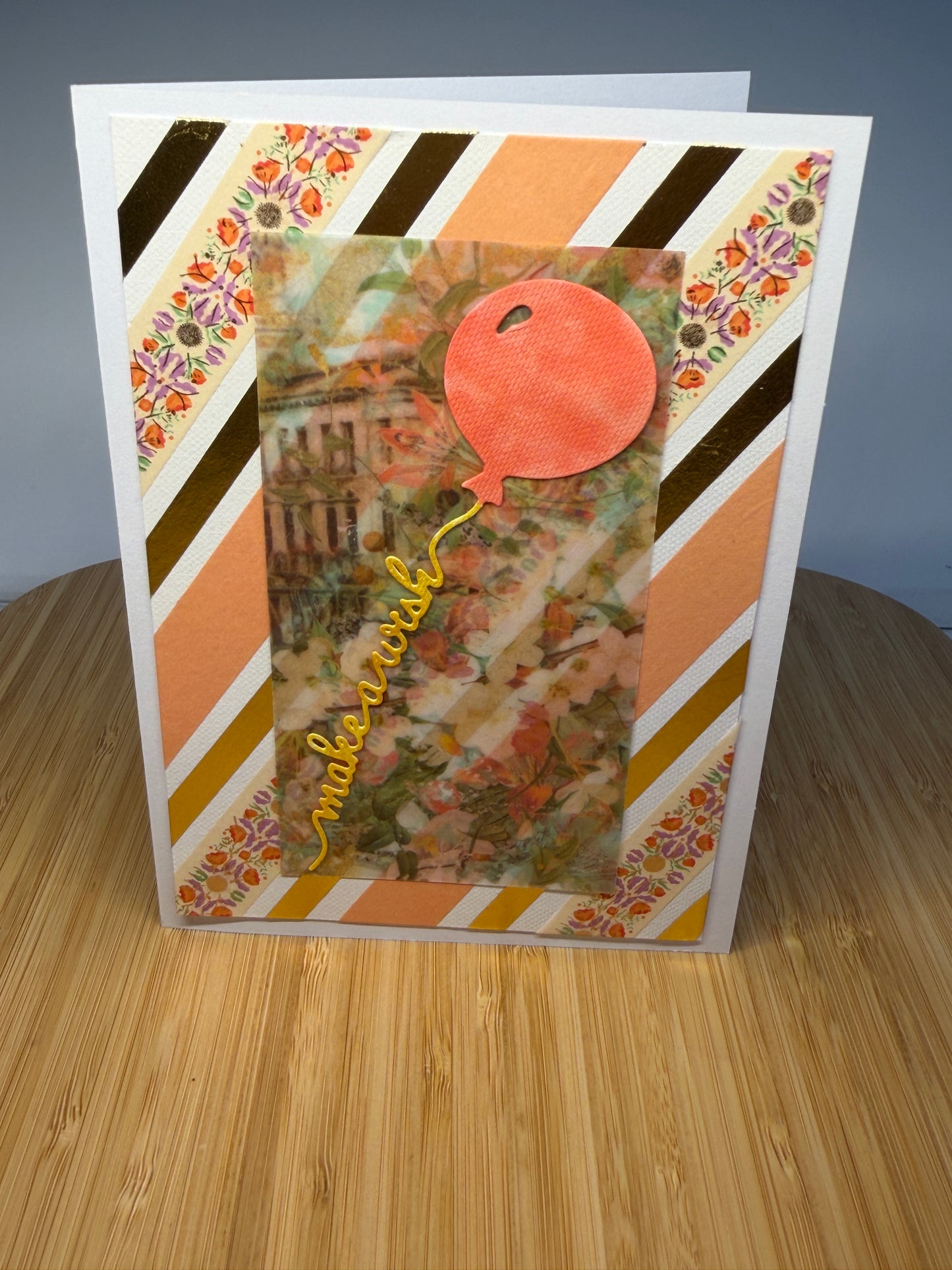 Make a wish birthday - Hand-made card