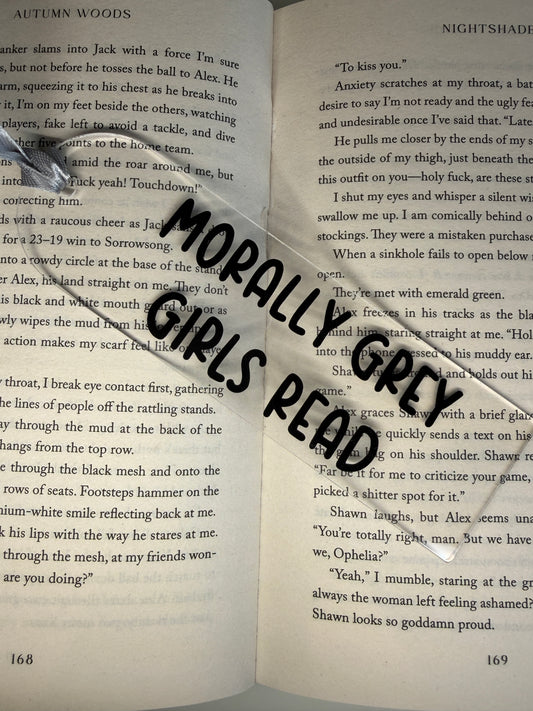 Morally Grey Girls Read bookmark