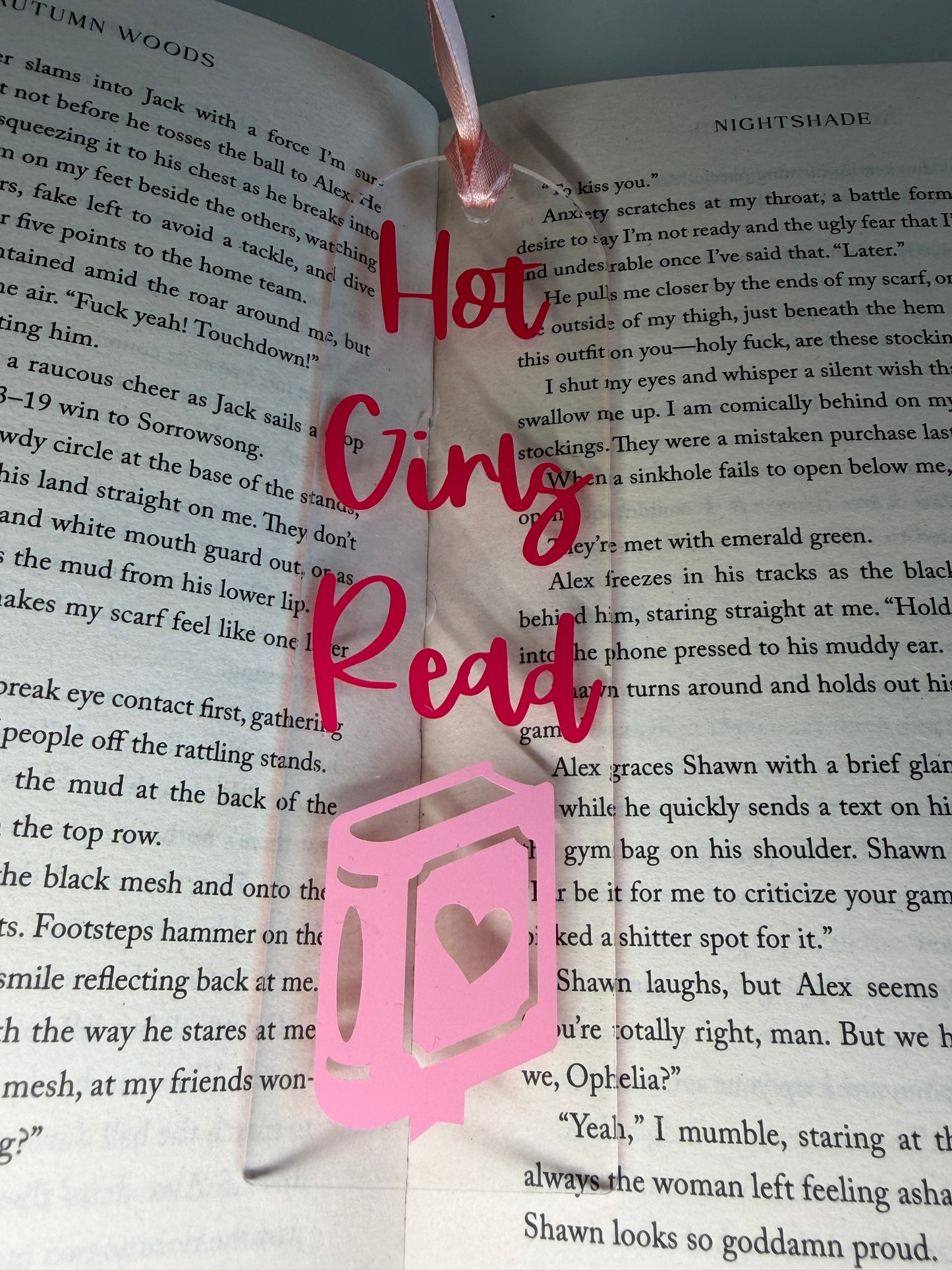 Hot Girls Read bookmark
