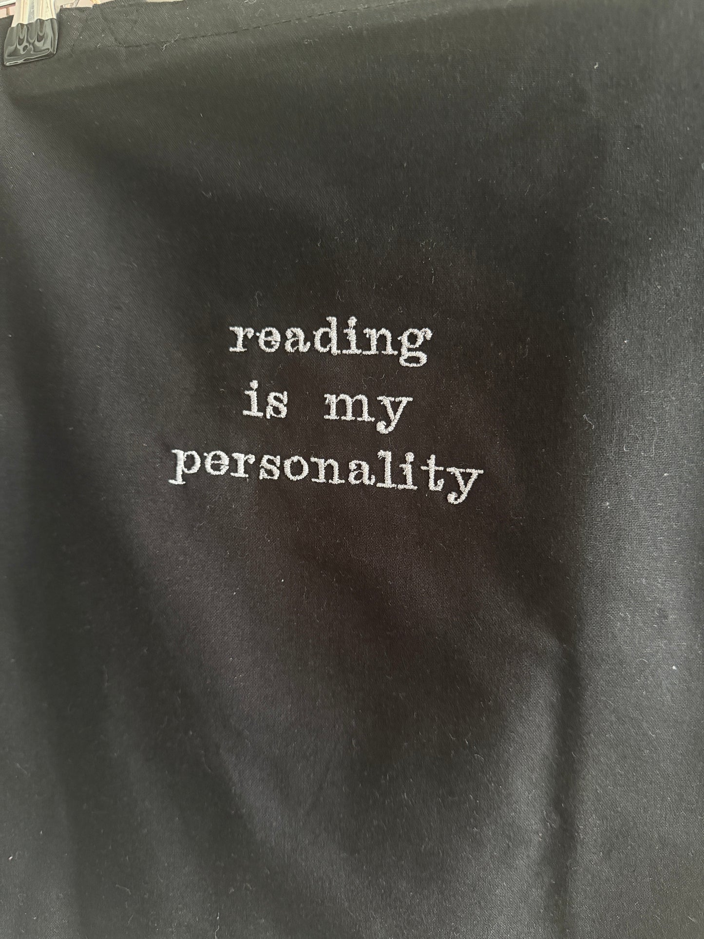 Reading is my personality Tote Bag