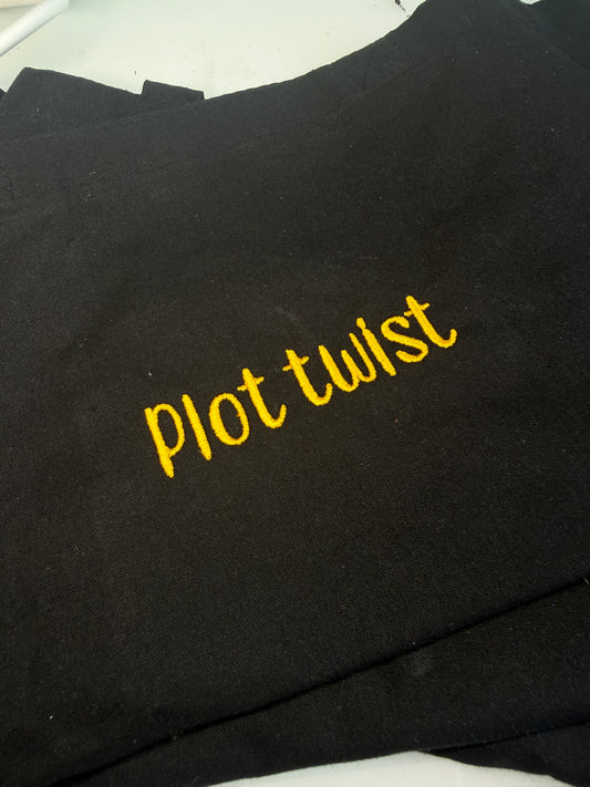Plot Twist Tote Bag