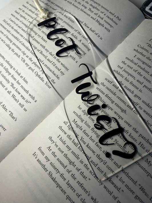 Plot Twist Bookmark