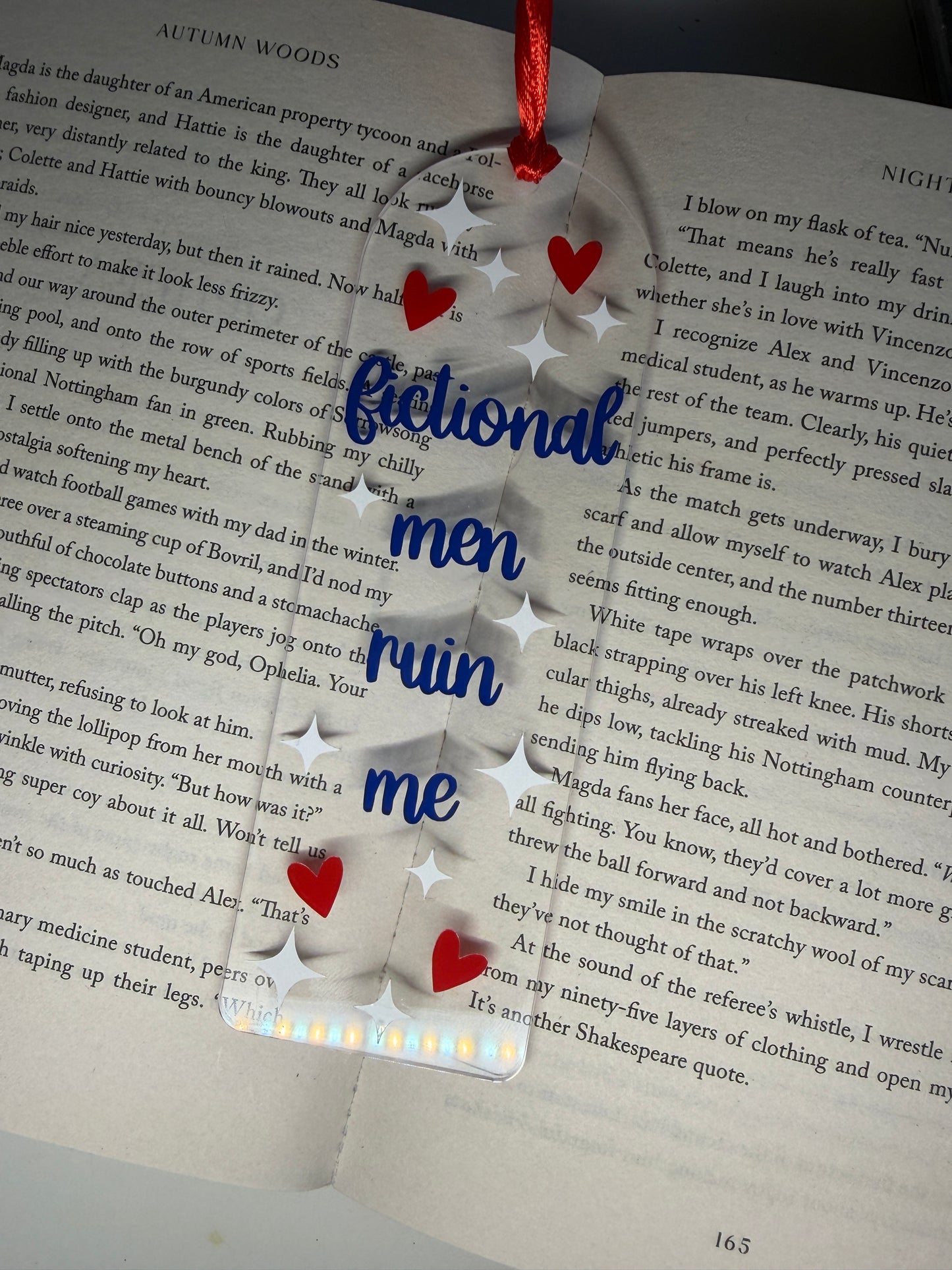 Fictional Men Ruin Me Bookmark
