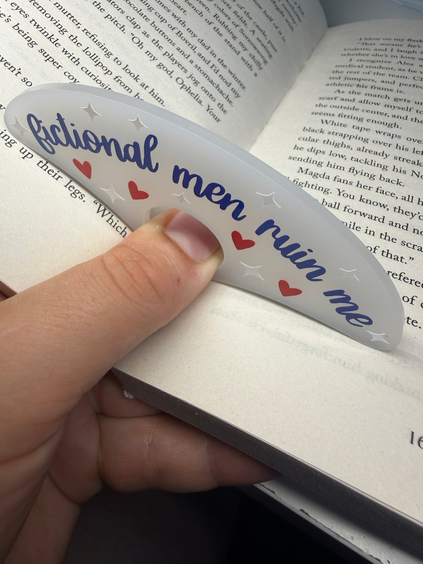 Fictional Men Ruin Me Book Holder