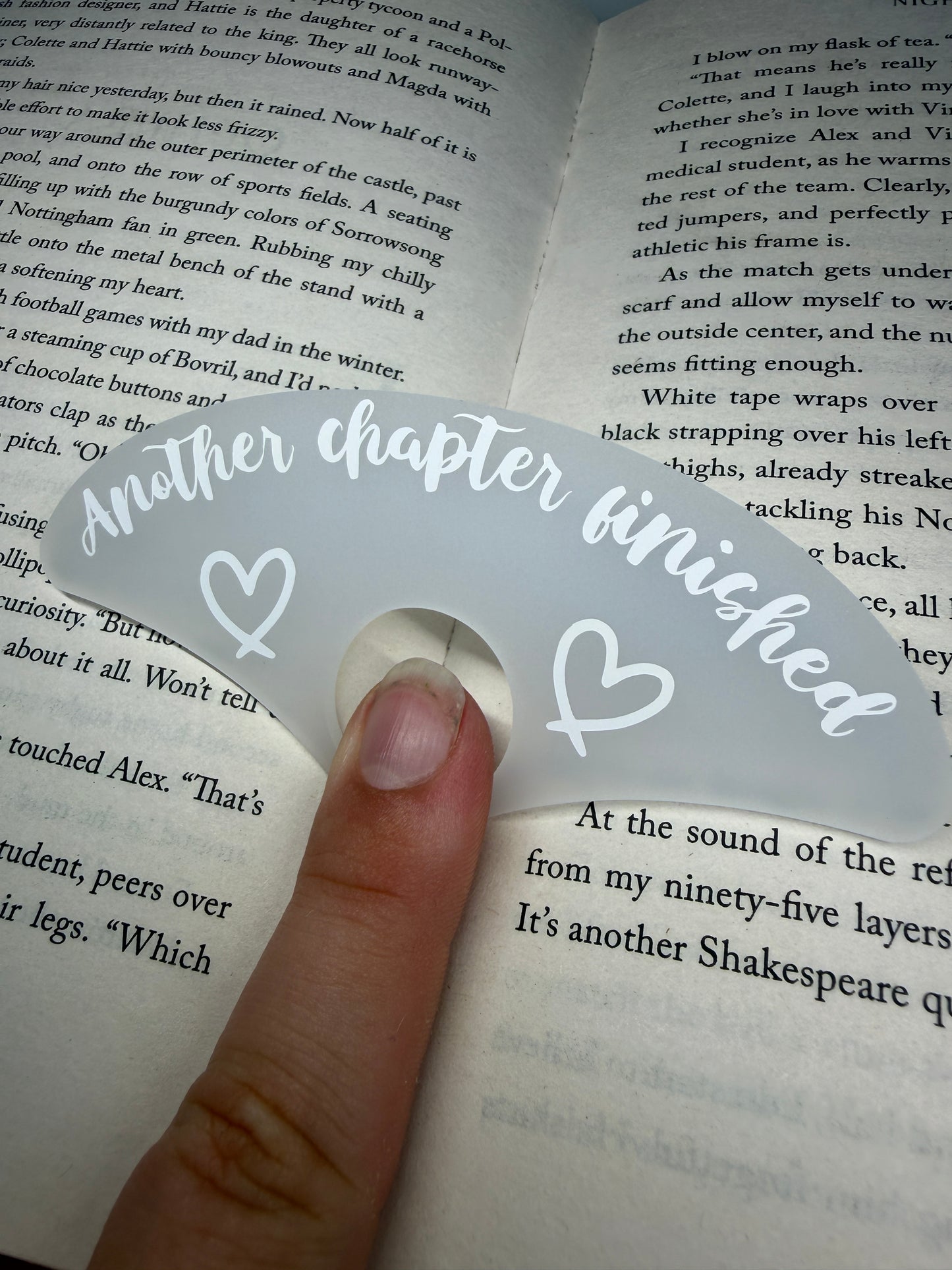 Another chapter finished book holder