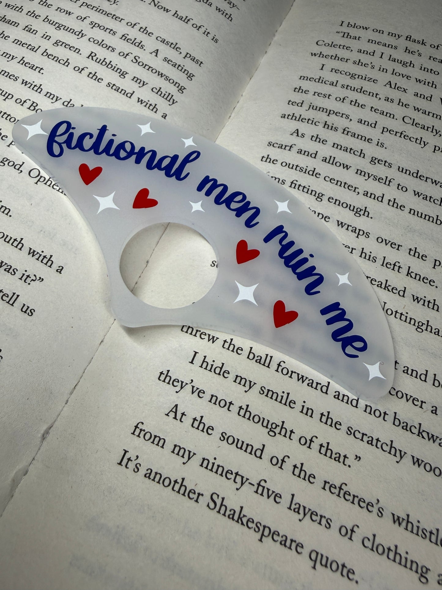 Fictional Men Ruin Me Book Holder