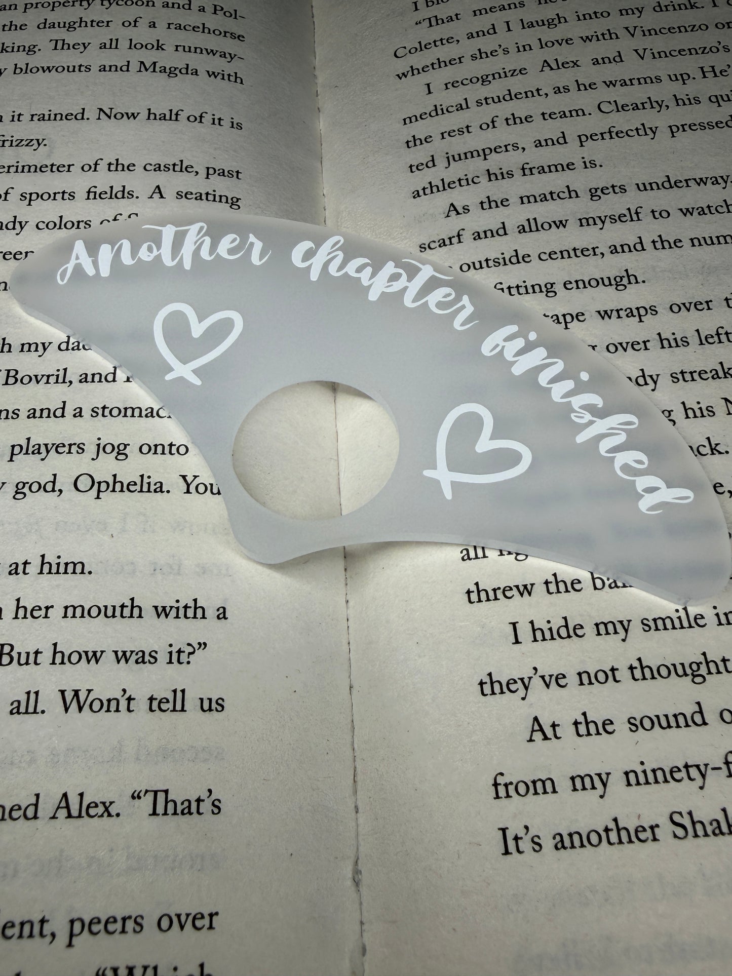 Another chapter finished book holder