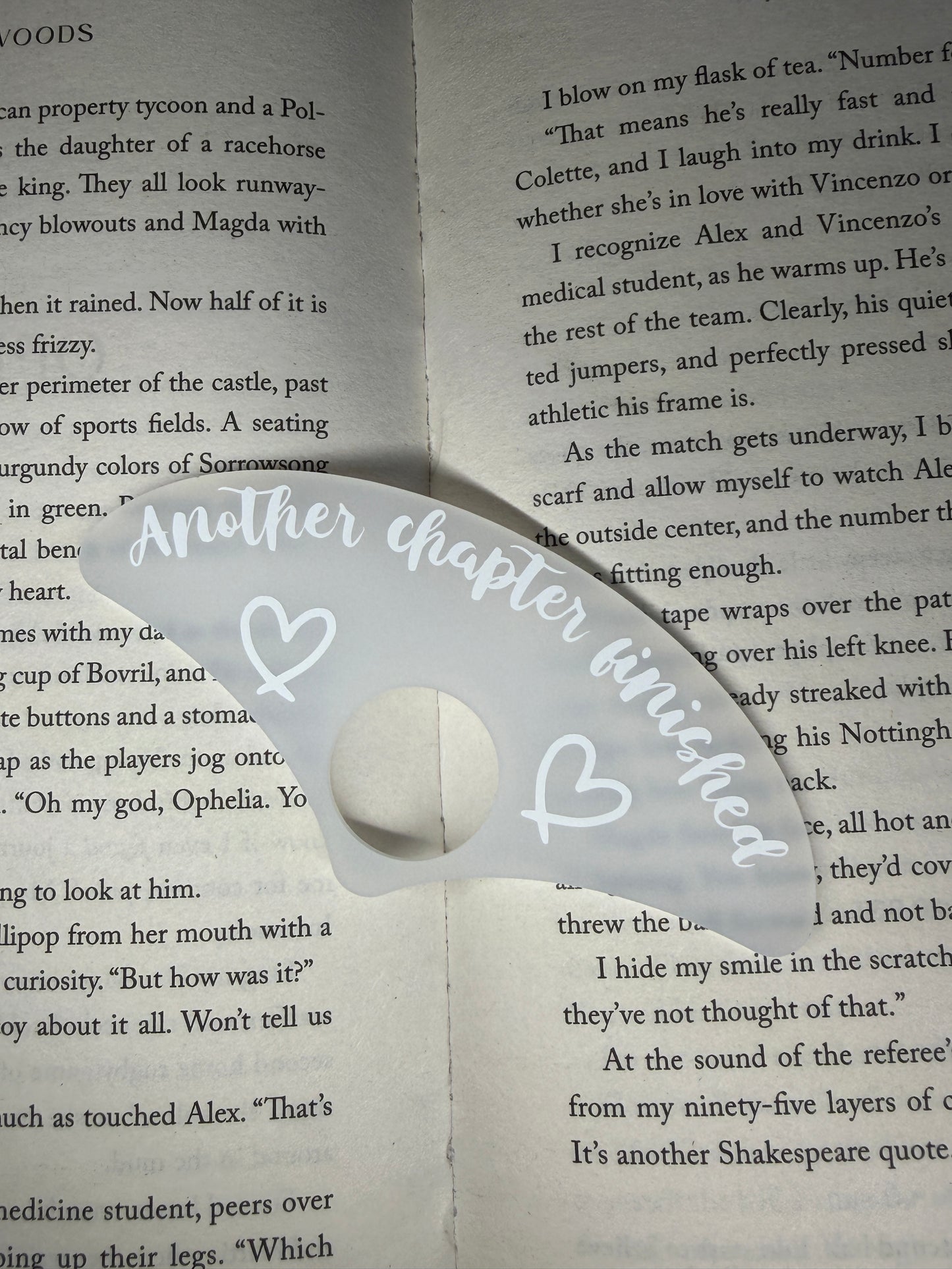 Another chapter finished book holder