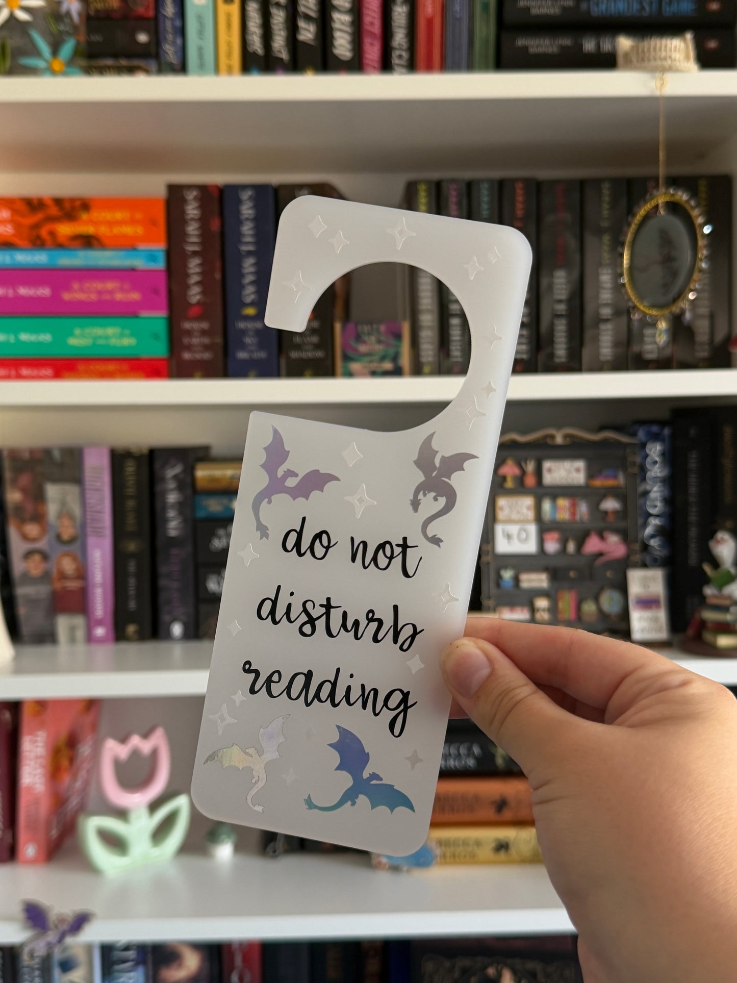 do not disturb reading door hanger