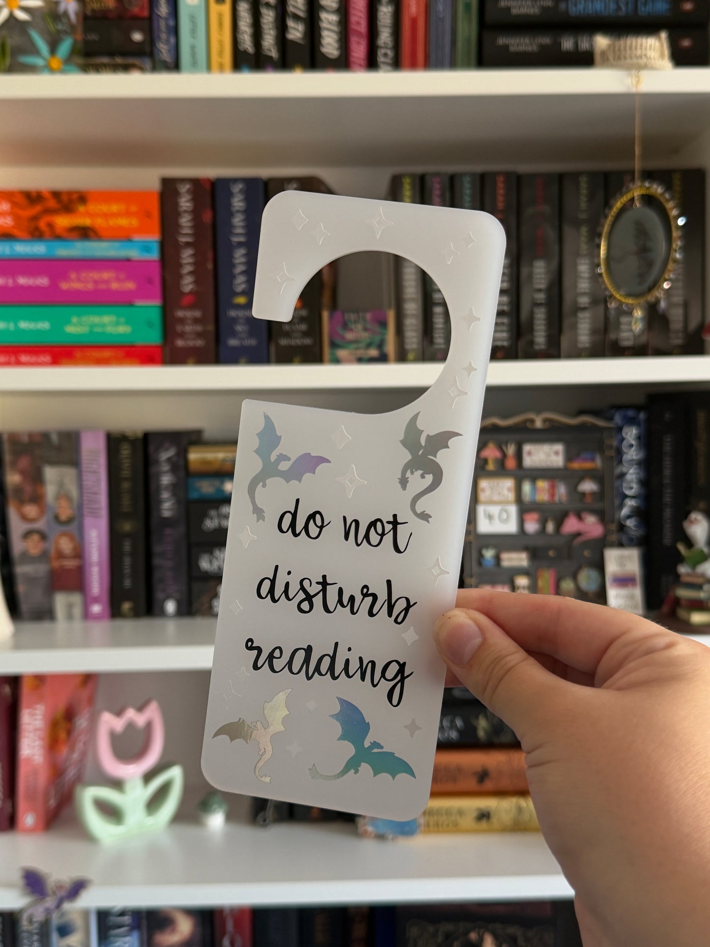 do not disturb reading door hanger