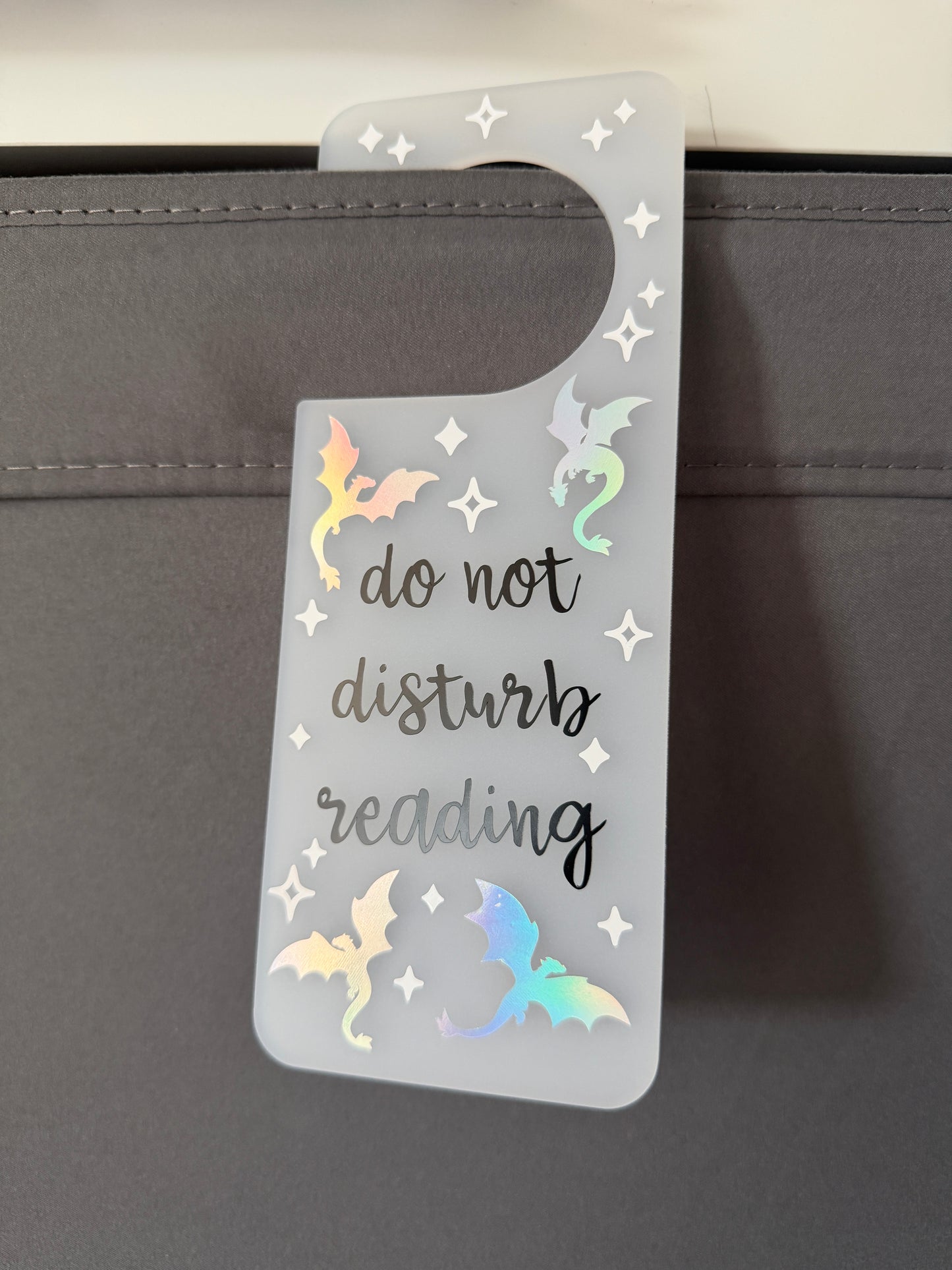 do not disturb reading door hanger