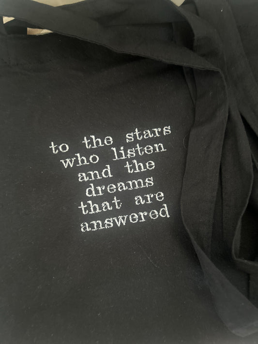 To the stars who listen (ACOTAR) Tote bag