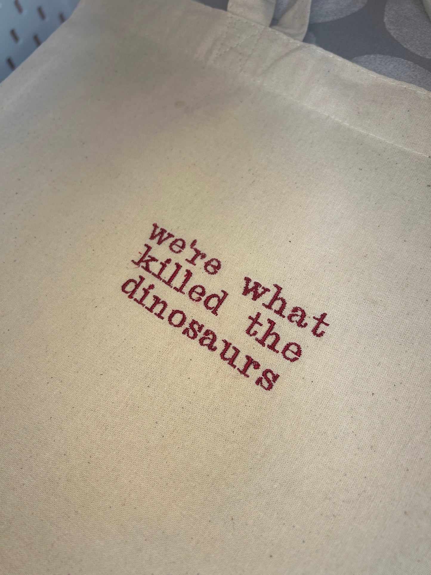 Dinosaurs (Heathers) Musical Tote Bag