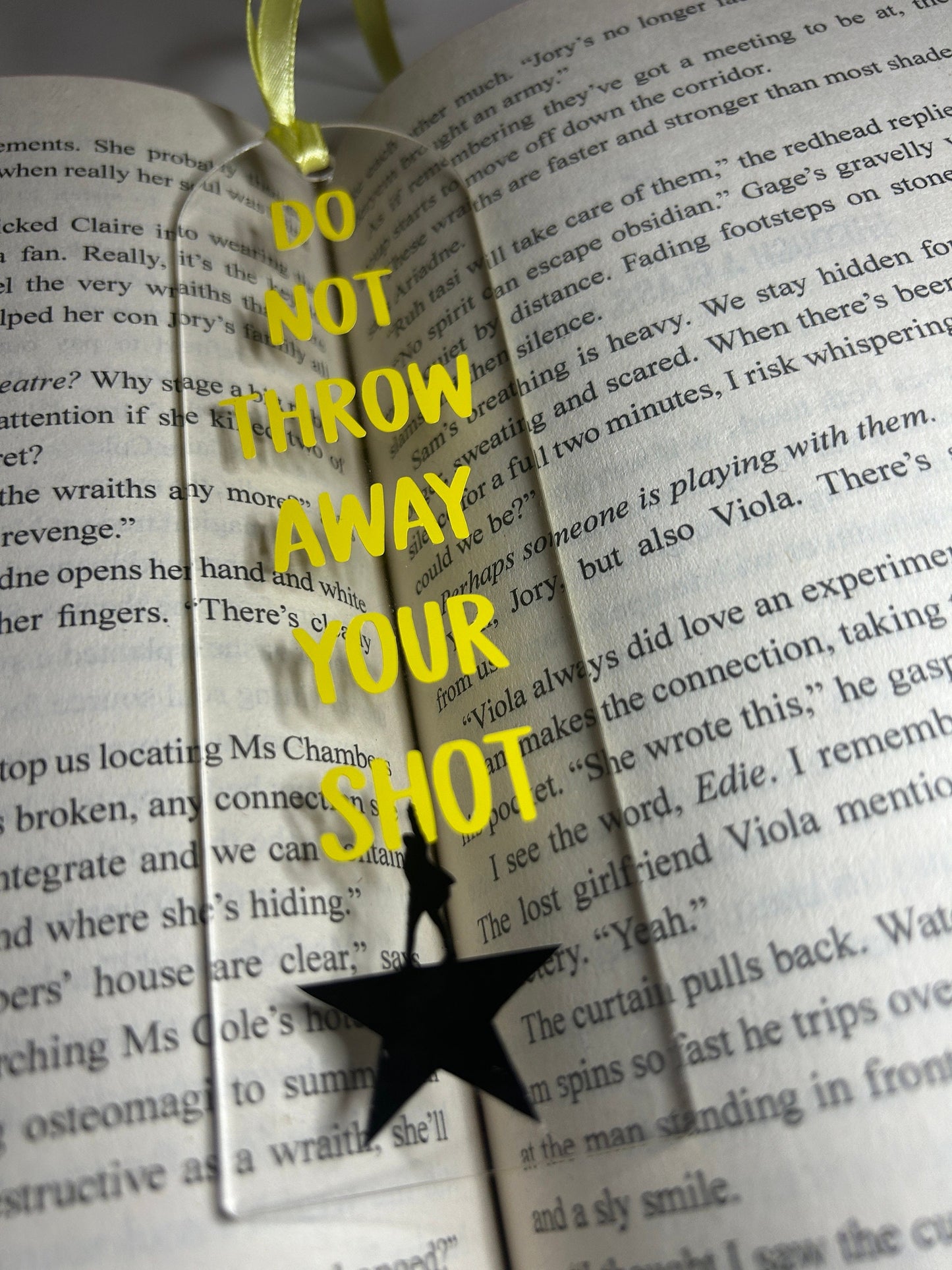 Do not throw away your shot (Hamilton) Bookmark