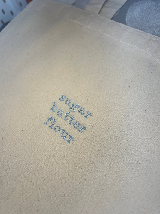 Sugar Butter Flour (Waitress) Tote Bag