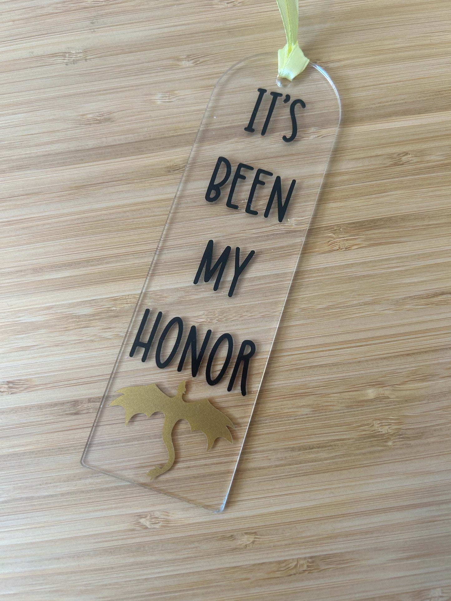 It’s been my honor (Fourth Wing) Bookmark