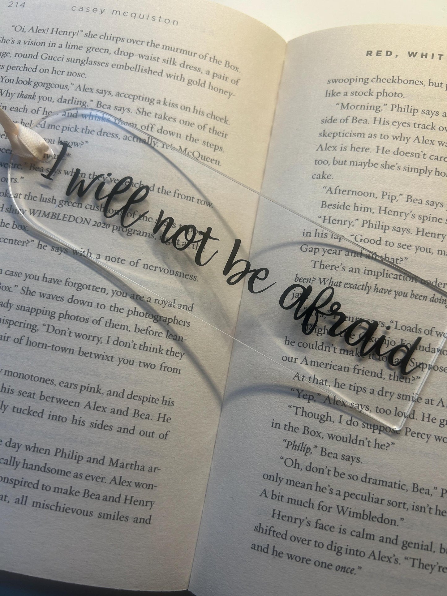 I will not be afraid Throne of glass bookmark (4 styles!)