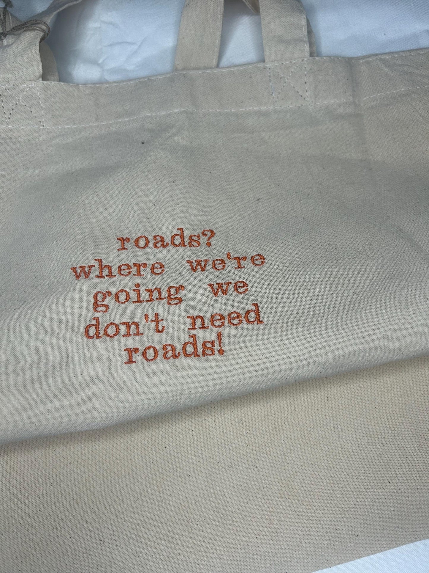 Back to the Future Tote Bag