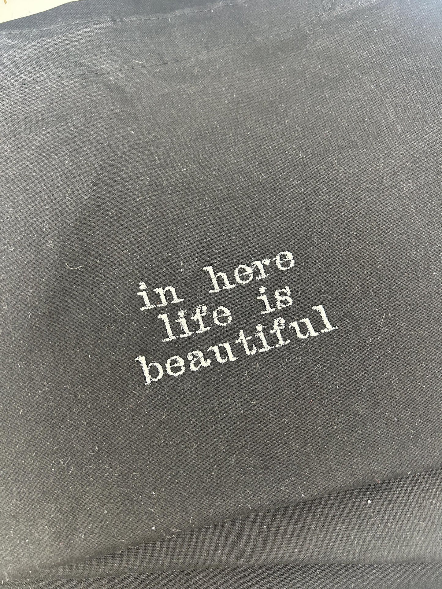 In here life is beautiful (Cabaret) Tote Bag