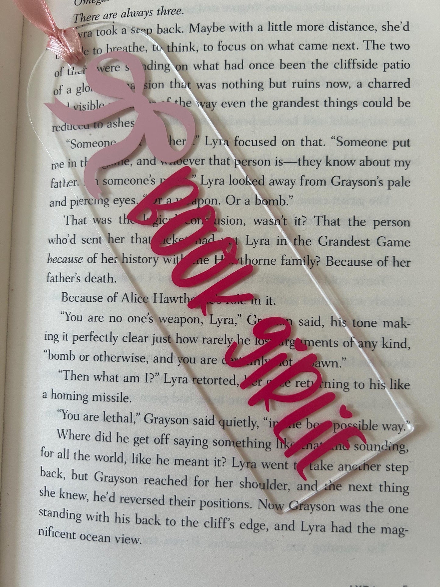 Book Girlie Bookmark