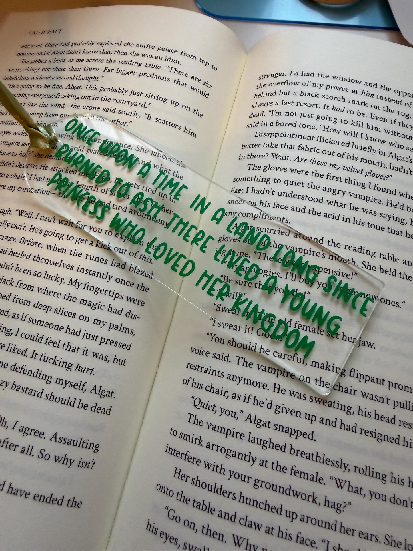 once upon a time (Throne of glass) Bookmark