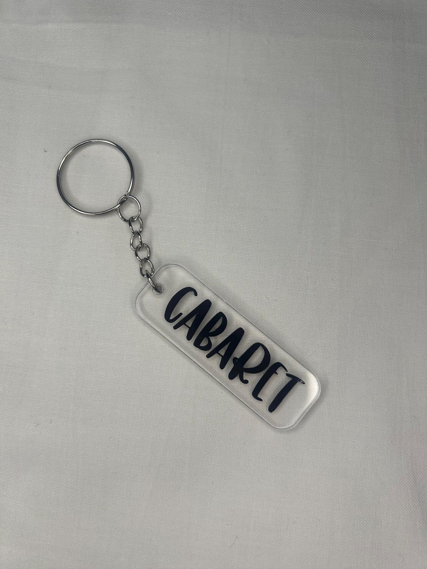 Cabaret keyring fob