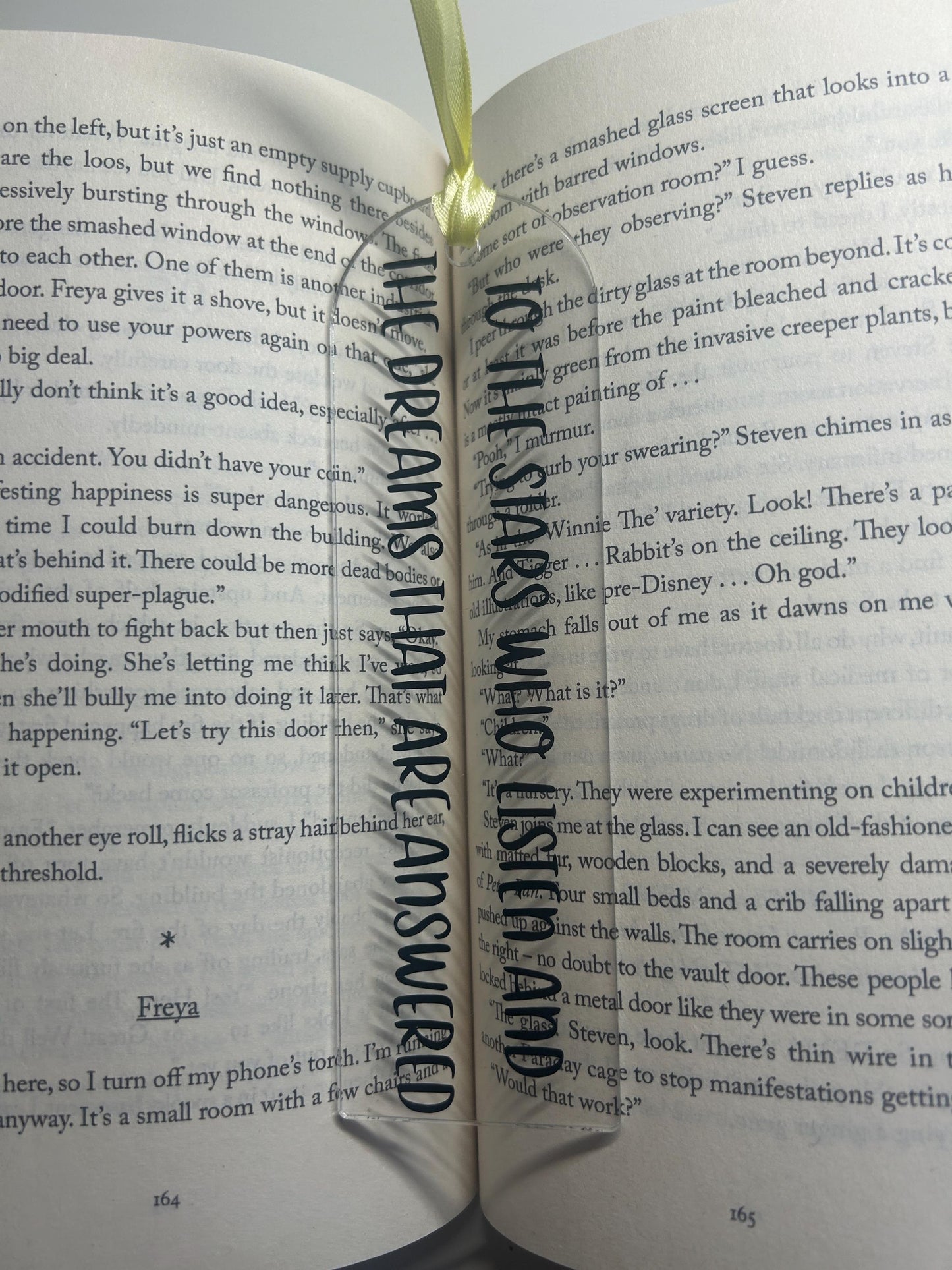 ACOTAR Quote Bookmark - To The Stars Who Listen - Acrylic Bookish Gift