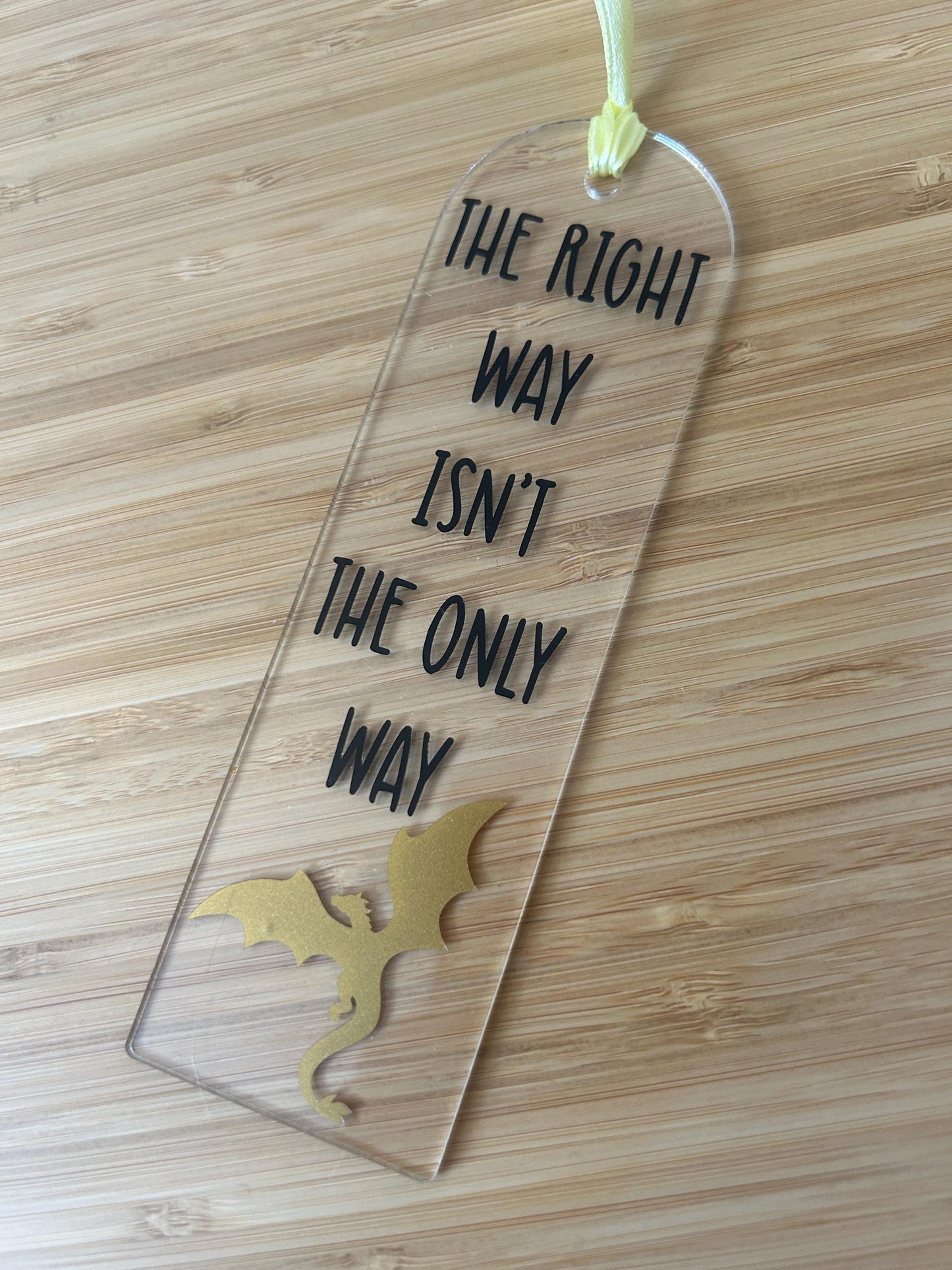 The right way isn't the only way (Fourth Wing) Bookmark