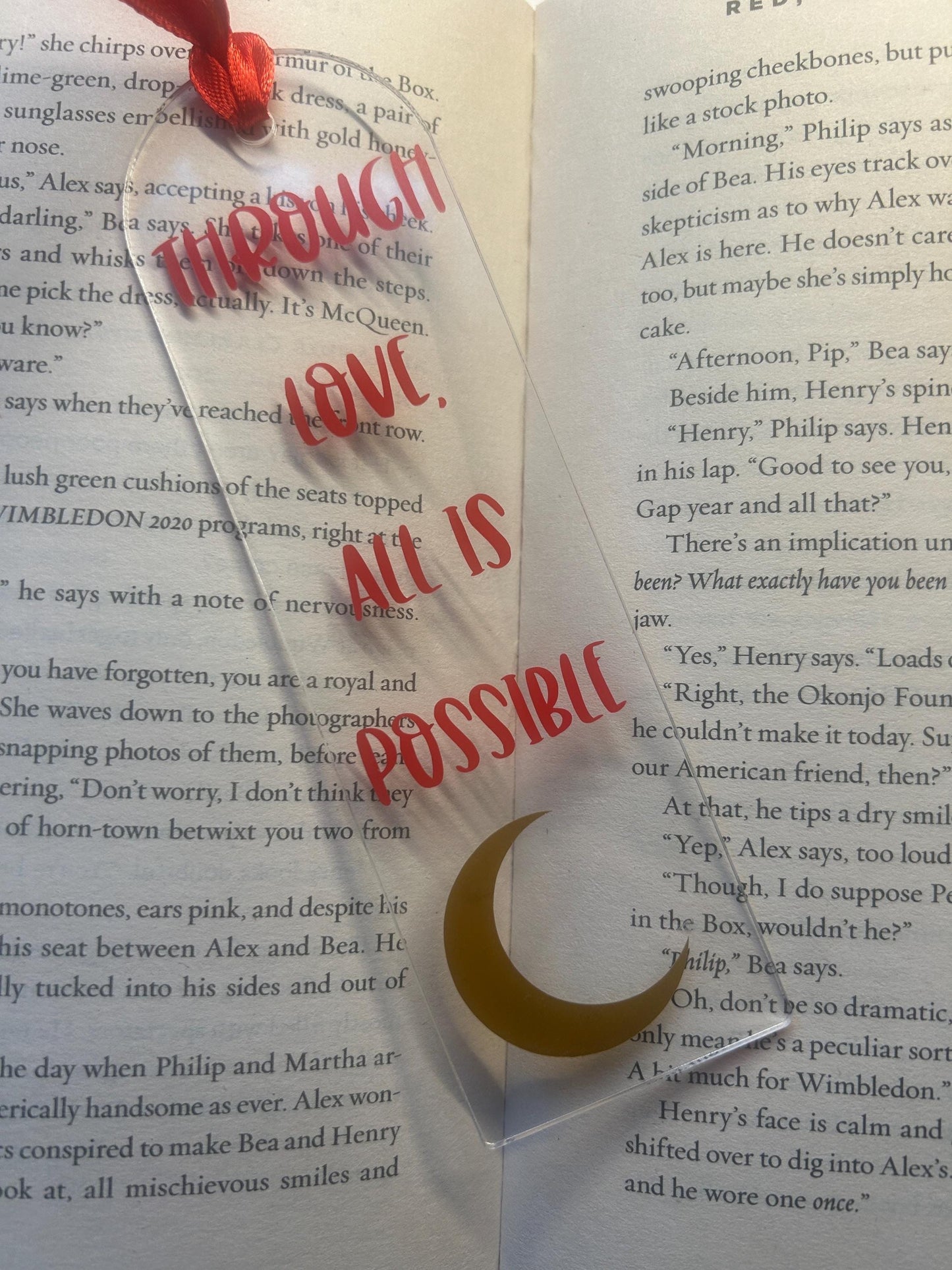 Through love, all is possible (Crescent City) Bookmark