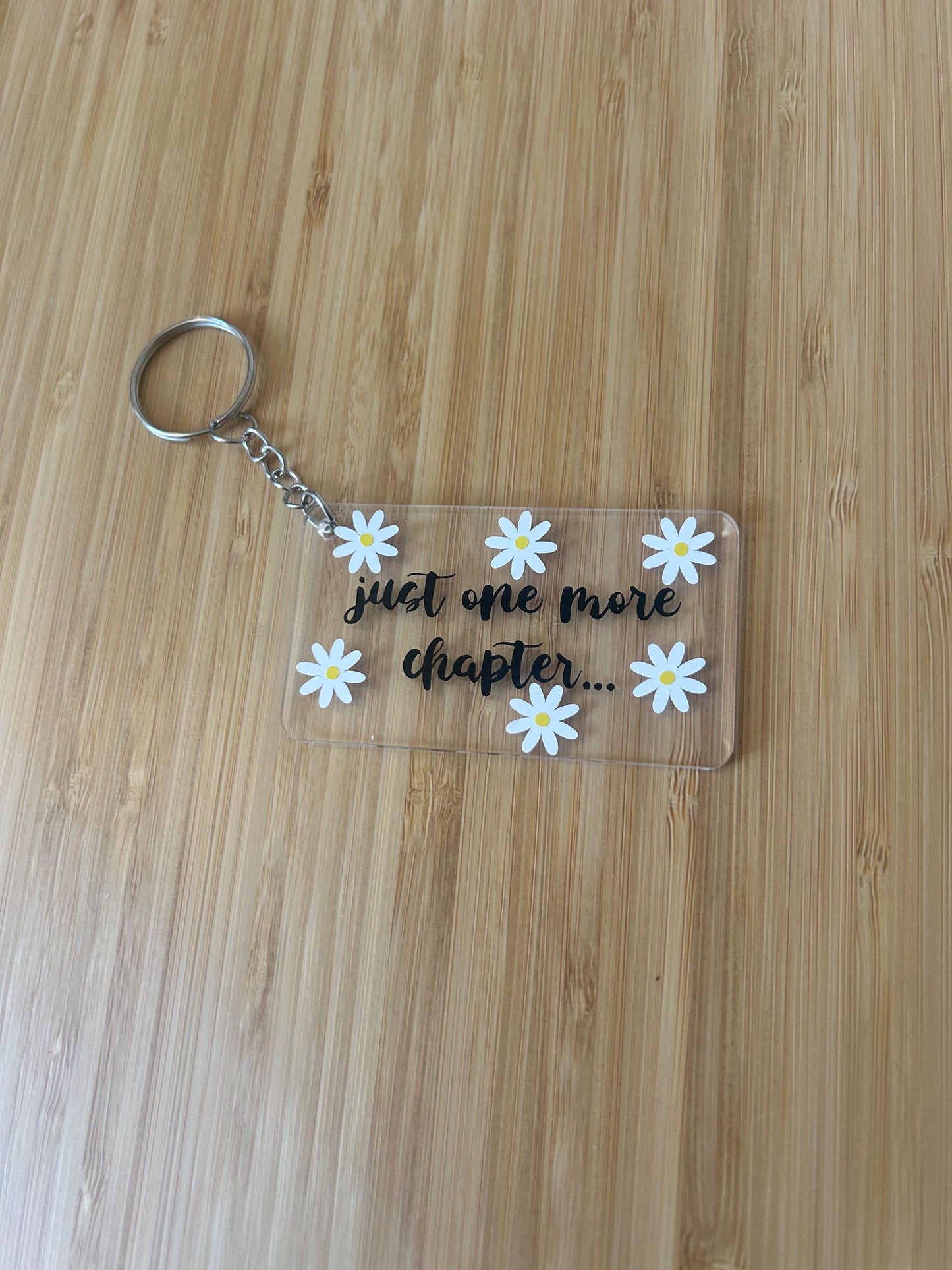 Just one more chapter keyring
