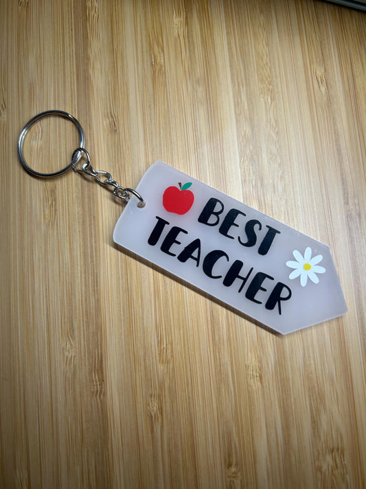 Best Teacher Pencil keyring