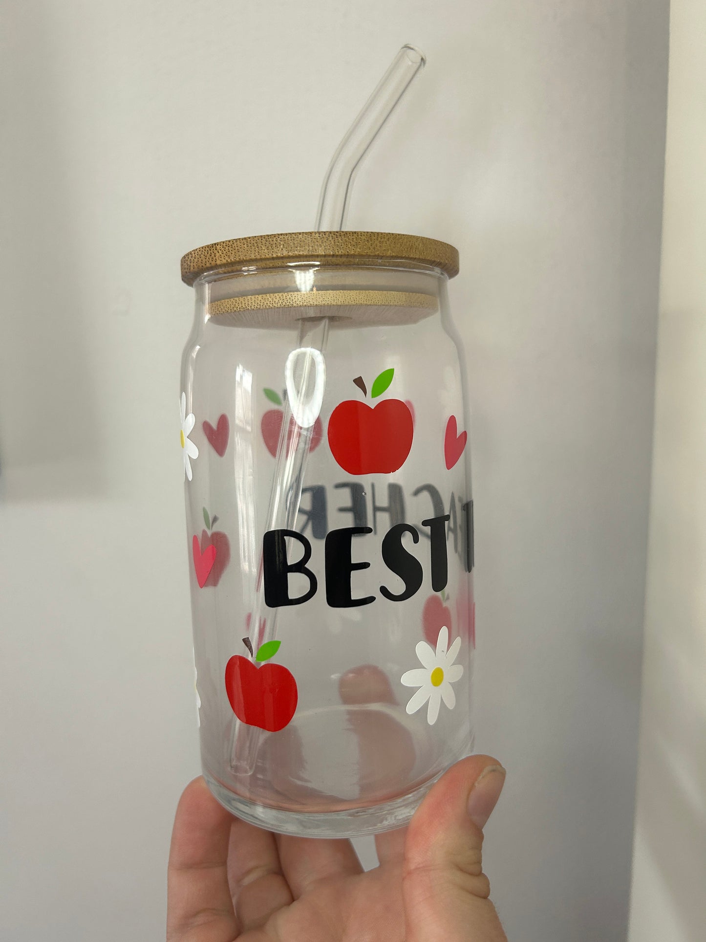 Best Teacher Glass Cup