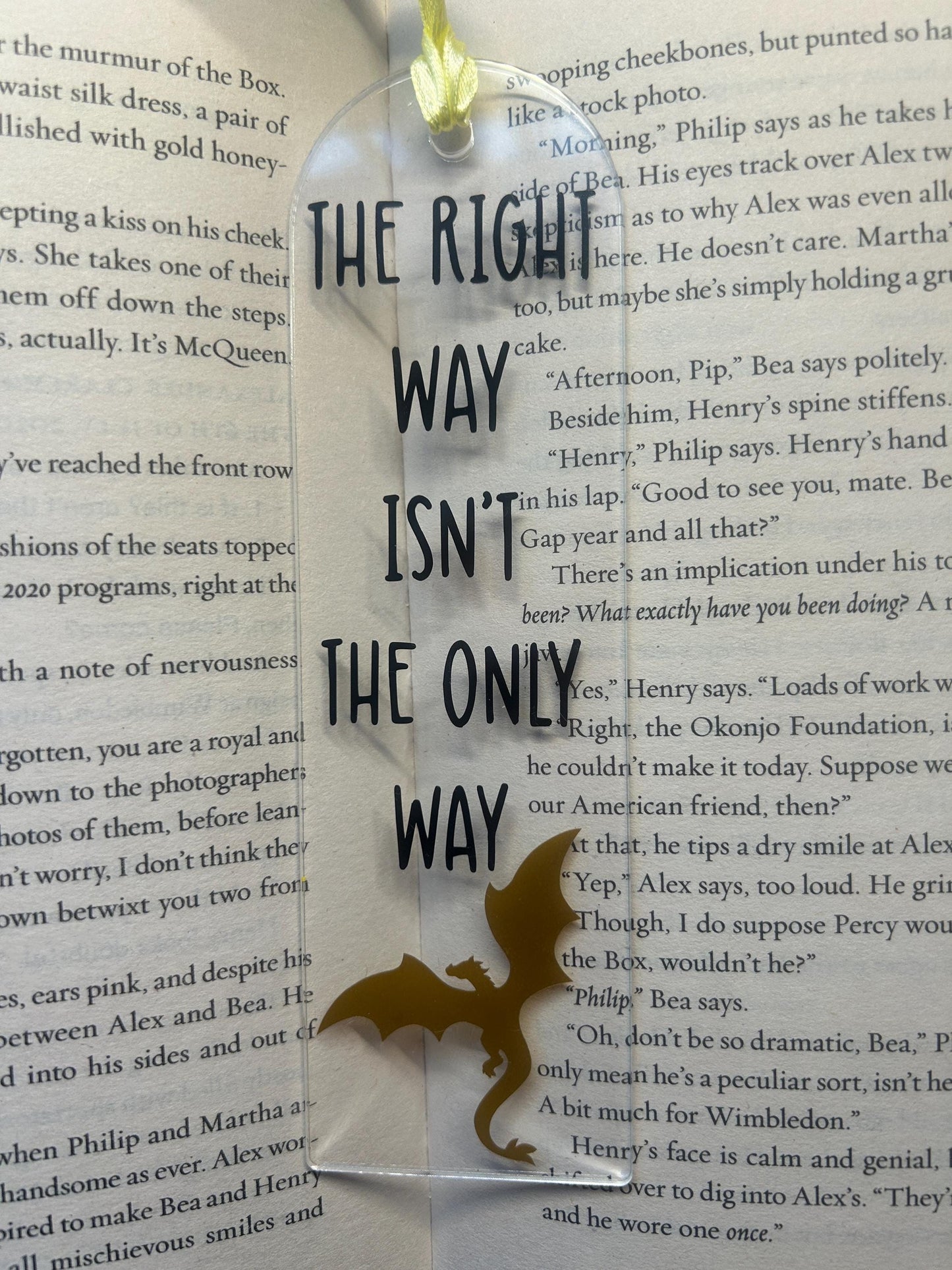 The right way isn't the only way (Fourth Wing) Bookmark